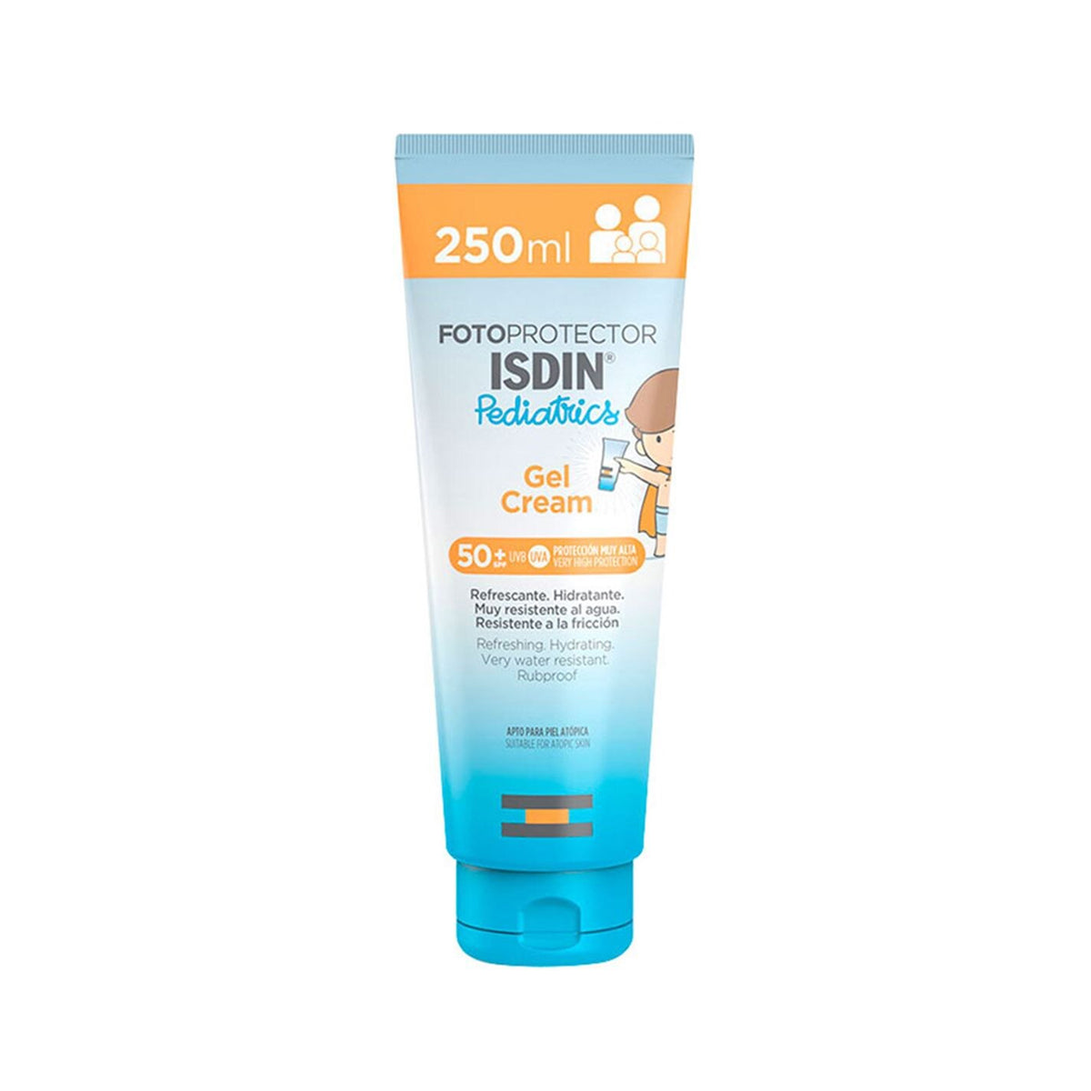 ISDIN FOTOPROTECTOR PEDIATRICS GEL CREAM WET SKIN SPF50+ 250ML