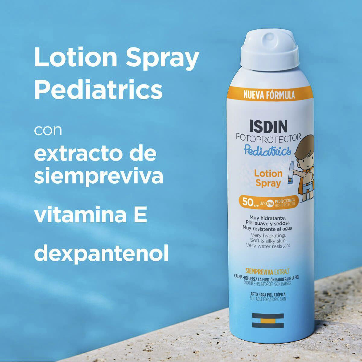 ISDIN FOTOPROTECTOR PEDIATRICS TRANSPARENT SPRAY WET SKIN SPF50+ 250ML