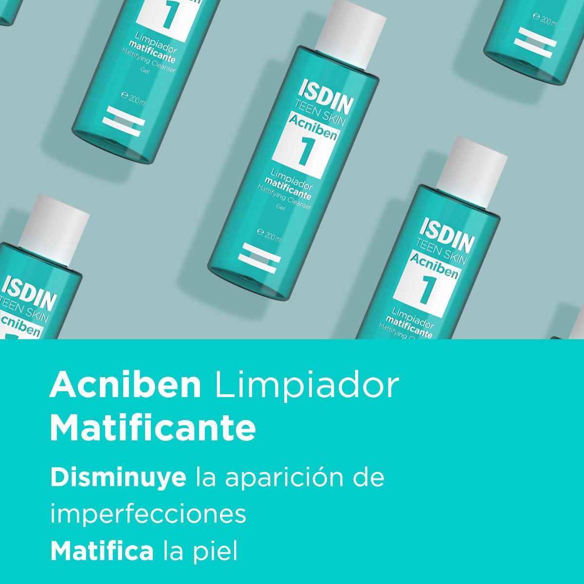 ISDIN ACNIBEN 1 LIMPIADOR MATIFICANTE GEL 200ML