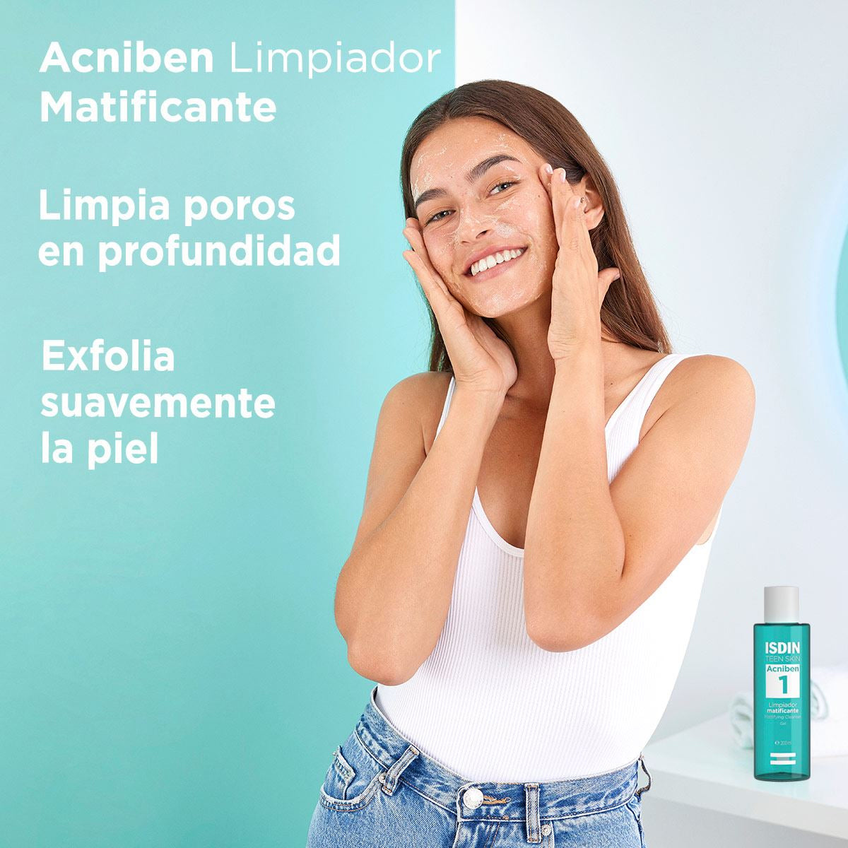 ISDIN ACNIBEN 1 LIMPIADOR MATIFICANTE GEL 200ML