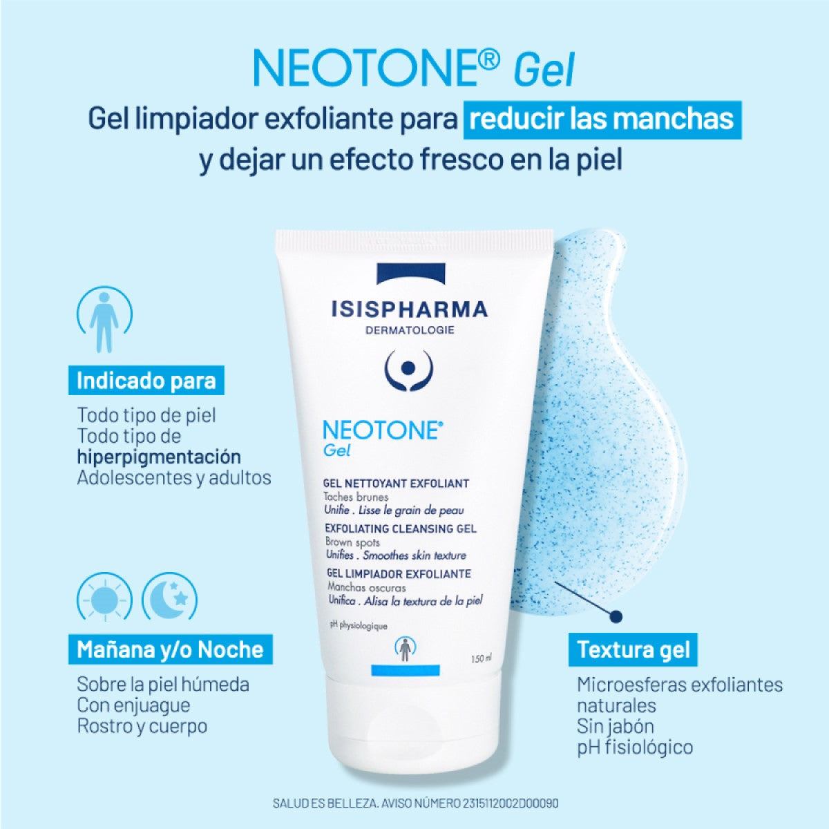 ISISPHARMA NEOTONE GEL 150ML