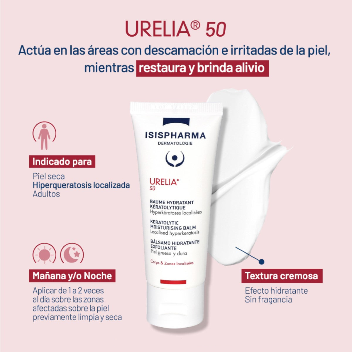 ISISPHARMA URELIA 50 BÁLSAMO HIDRATANTE 40ML