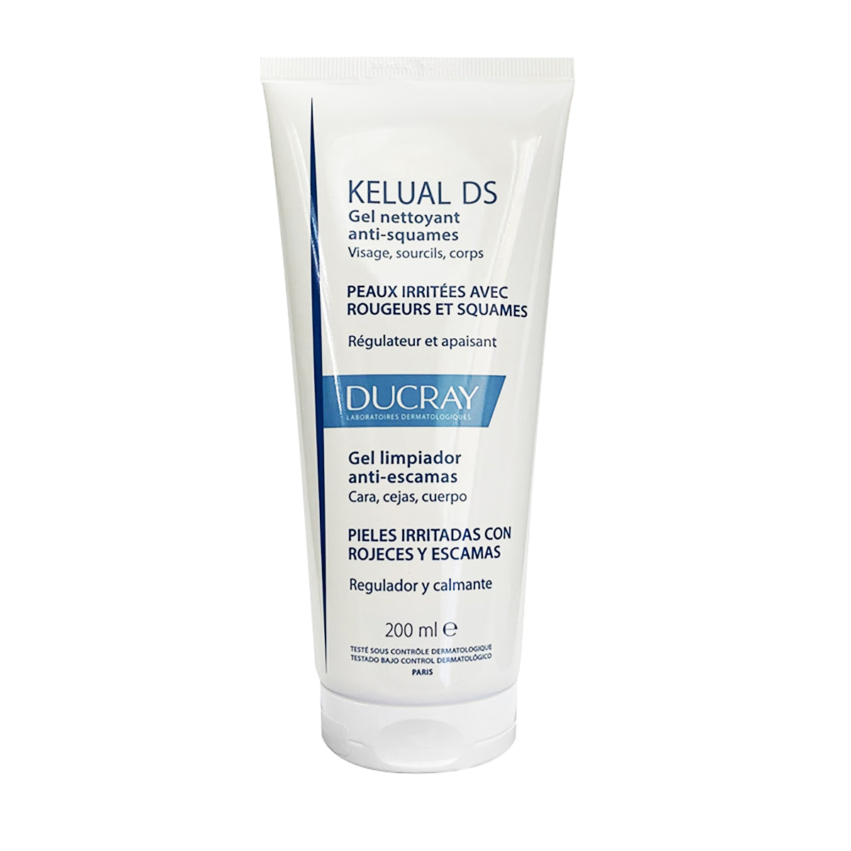 DUCRAY KELUAL DS GEL LIMPIADOR ANTI-ESCAMAS 200ML