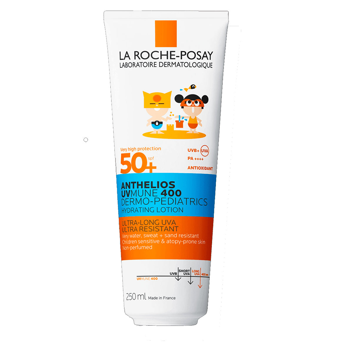 LA ROCHE-POSAY ANTHELIOS UVMUNE 400 DERMO-PEDIATRICS LECHE HIDRATANTE SPF50+ 250ML