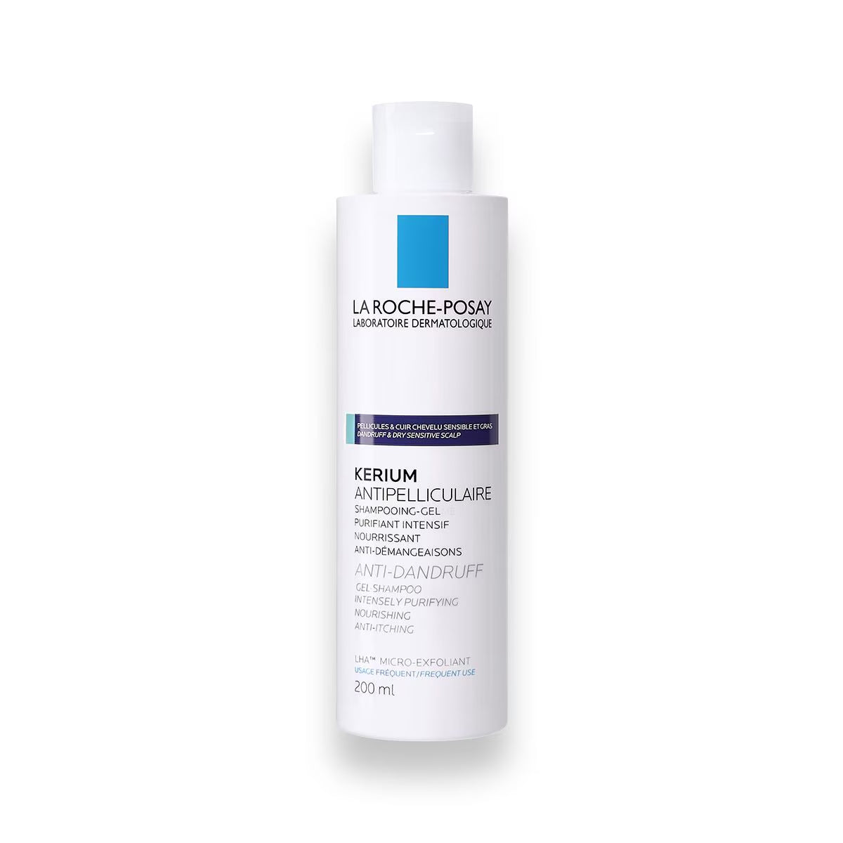 LA ROCHE-POSAY KERIUM ANTI-CASPA GRASA GEL SHAMPOO 200ML