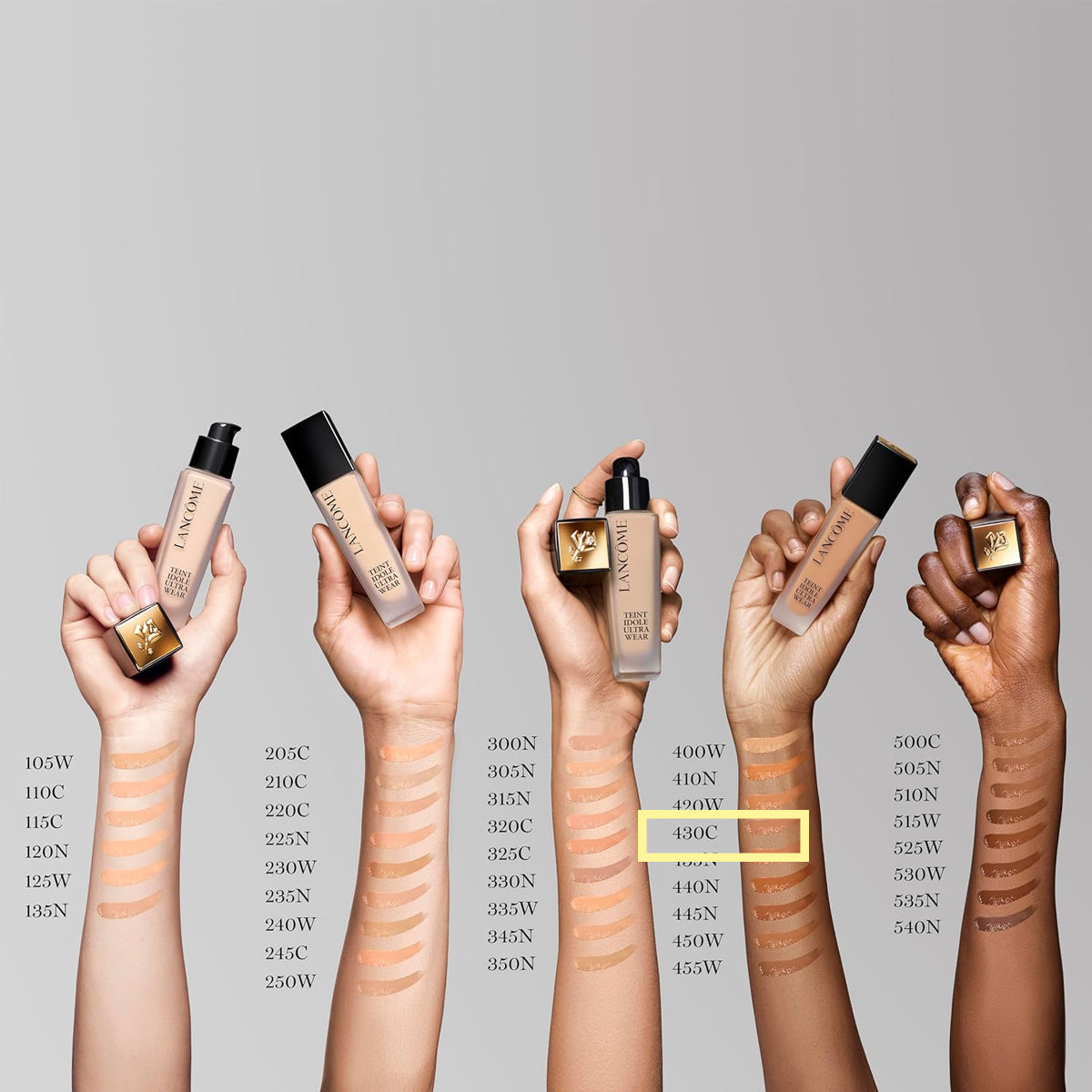 LANCÔME TEINT IDOLE ULTRA WEAR COVERAGE 425C BEIGE NOISETTE SPF35+ 30ML