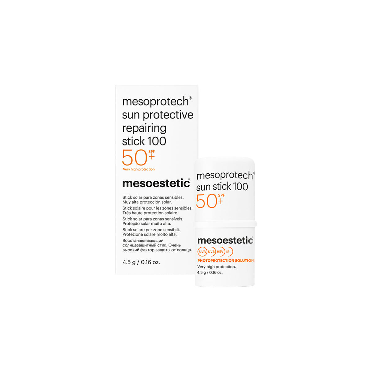 MESOESTETIC MESOPROTECH SUN PROTECTIVE REPAIRING STICK 4.5GR