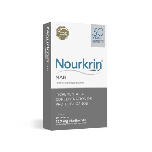NOURKRIN MAN SUPLEMENTO ALIMENTICIO TABLETAS 700.32MG x 60TABS
