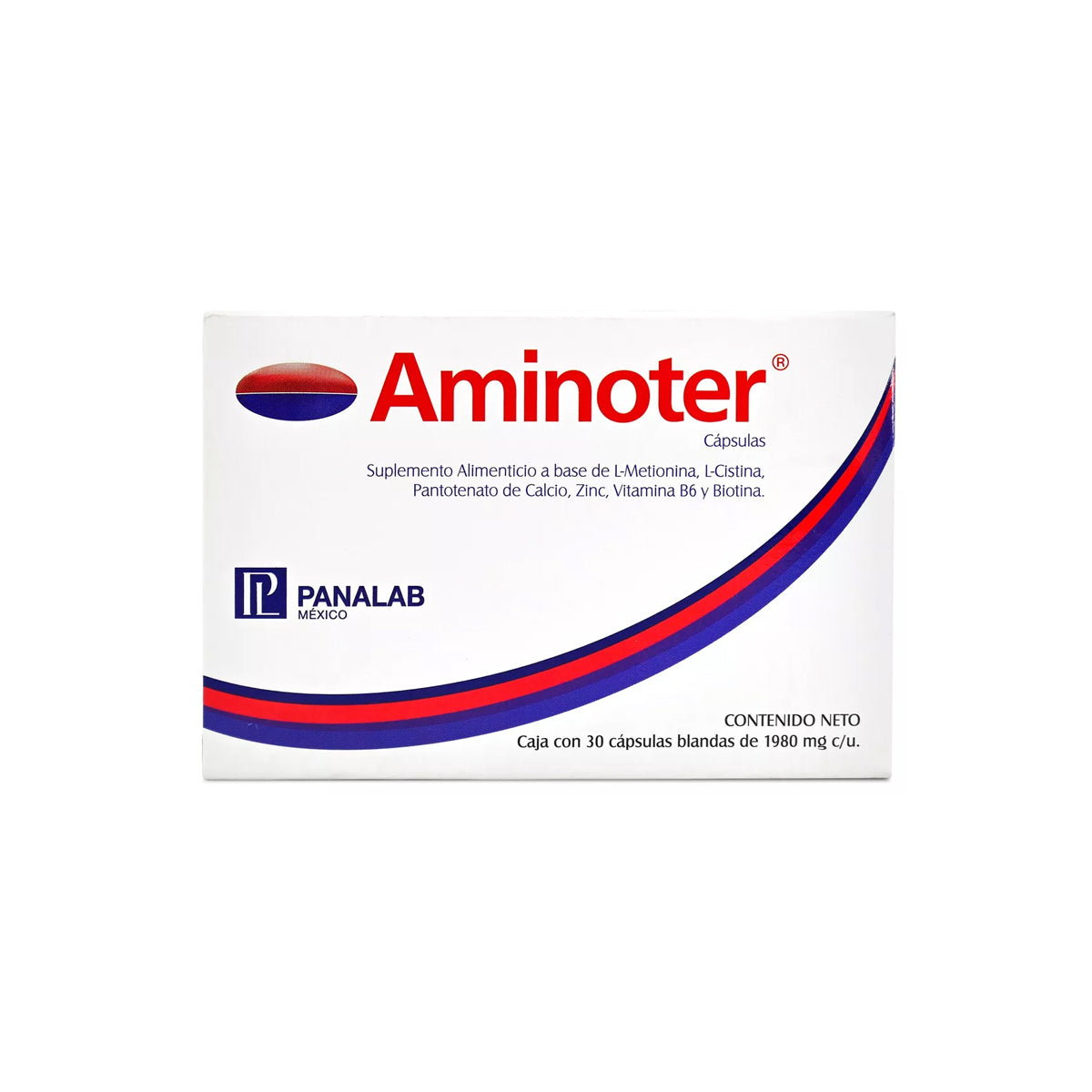 PANALAB AMINOTER SUPLEMENTO ALIMENTICIO CÁPSULAS 1980MG x 30CAPS