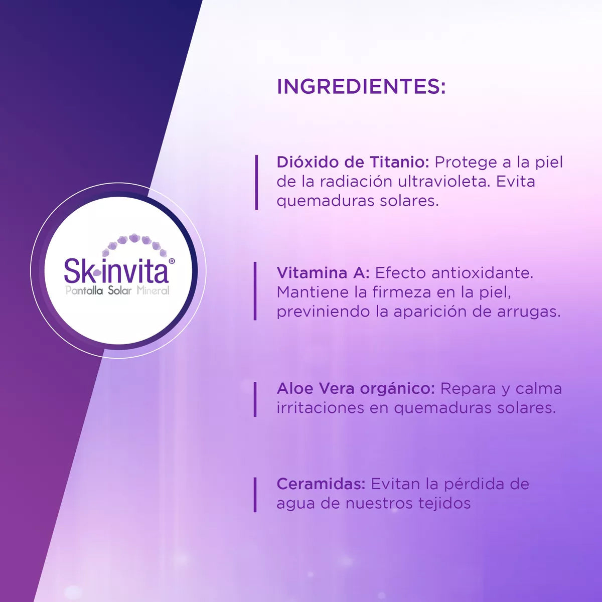 PANALAB SKINVITA PANTALLA SOLAR MINERAL SPF30+ 50ML