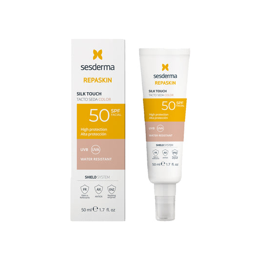 SESDERMA REPASKIN FOTOPROTECTOR TACTO SEDA COLOR SPF50+ 50ML