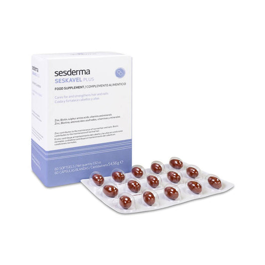 SESDERMA SESKAVEL PLUS COMPLEMENTO ALIMENTICIO 60PZ
