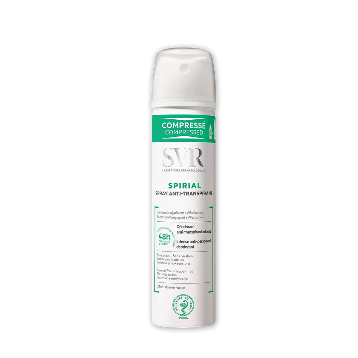 SVR SPIRIAL SPRAY ANTI-TRANSPIRANT DEODORANT 75ML