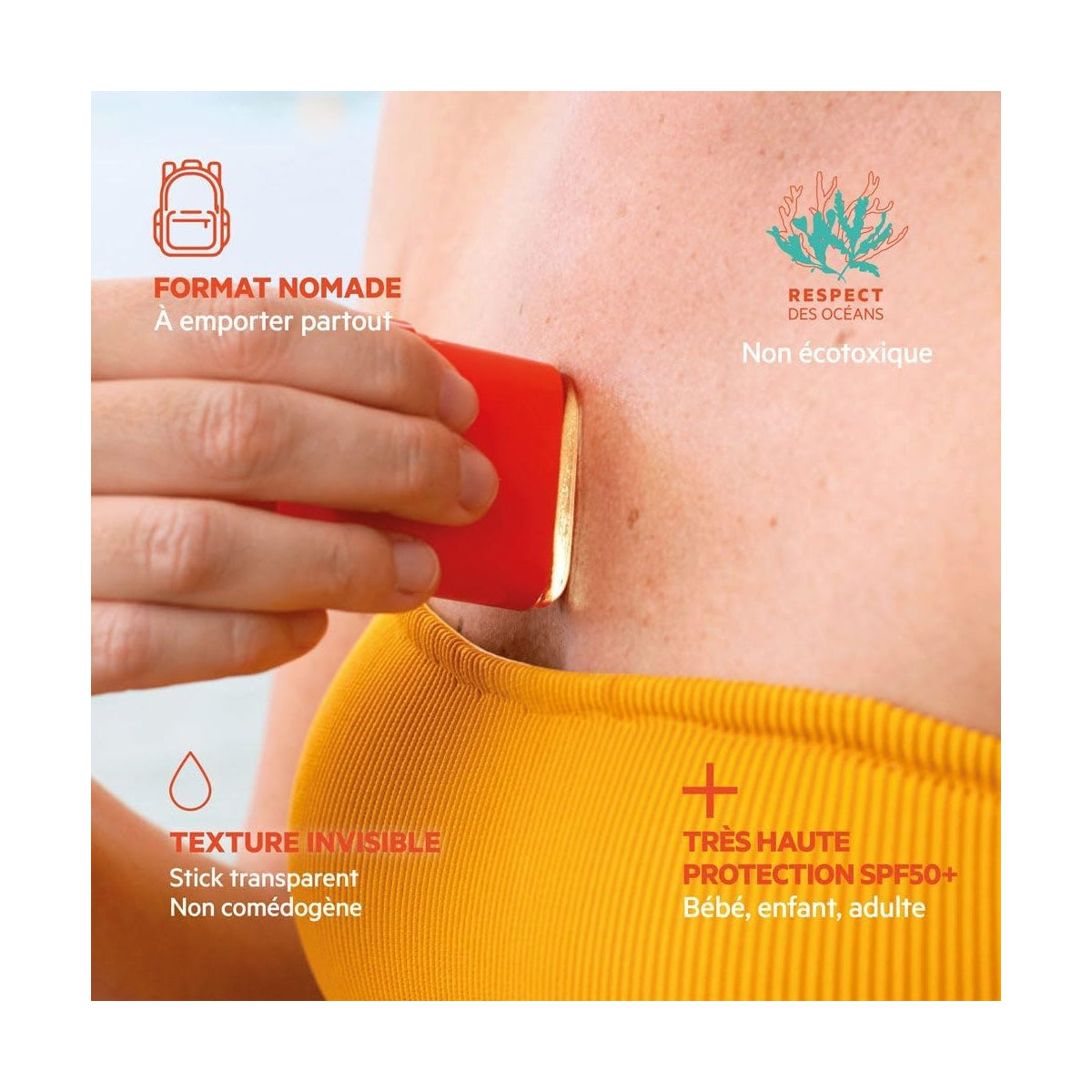 SVR SUN SECURE EASY STICK PROTECTOR SOLAR SPF50+ 10GR