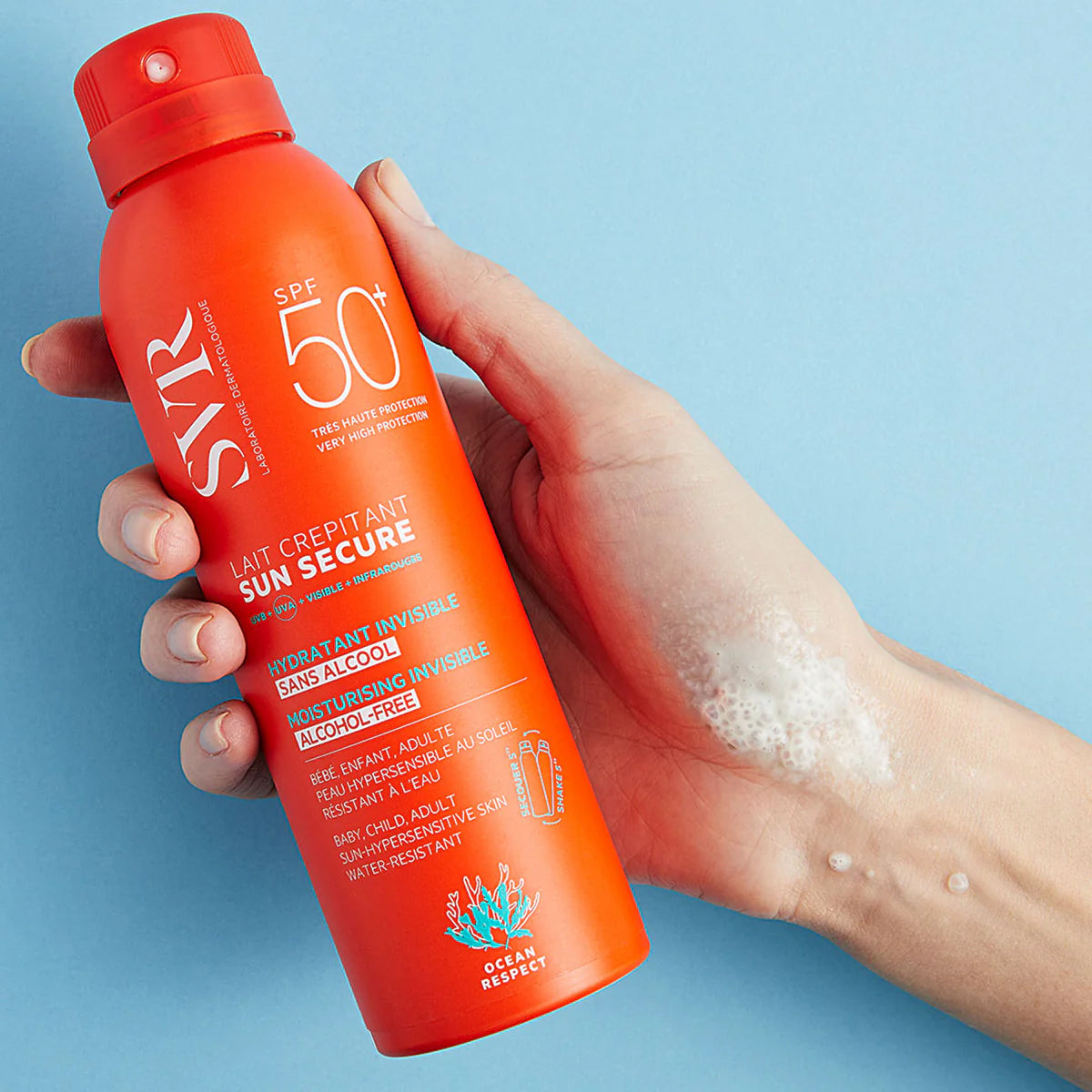 SVR SUN SECURE LAIT CREPITANT PROTECTOR SOLAR SPF50+ 200ML
