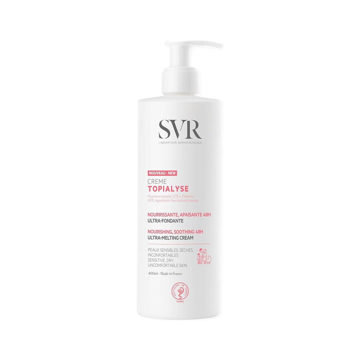 SVR TOPIALYSE CREMA PARA PIEL SECA 400ML