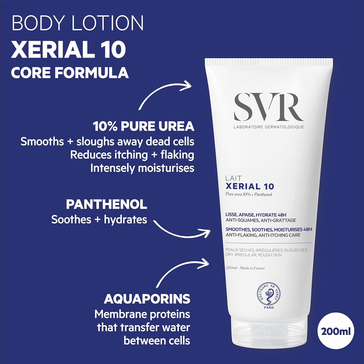 SVR XERIAL 10 LAIT LECHE CORPORAL HIDRATANTE 200ML