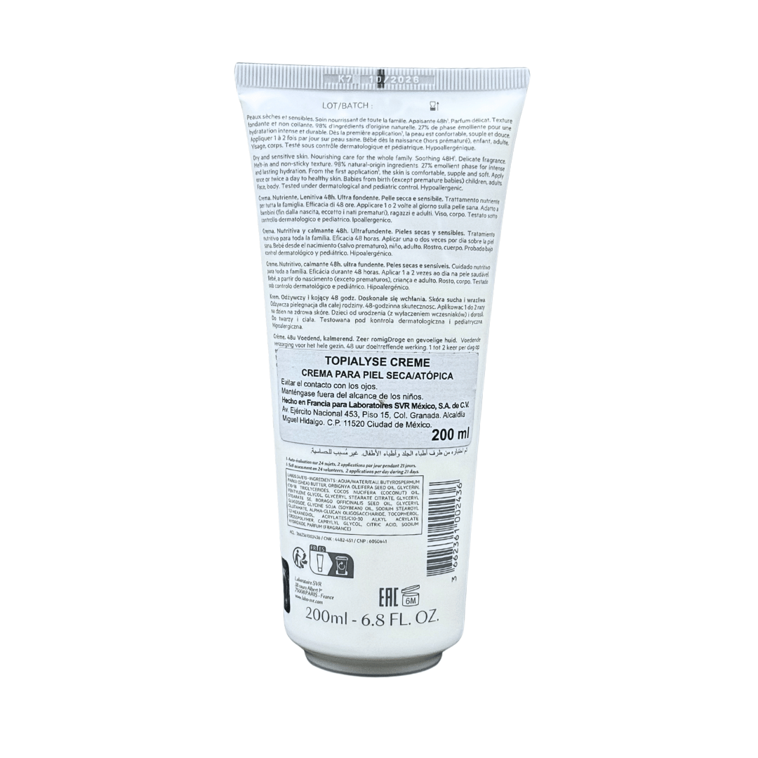 SVR TOPIALYSE CREMA 200ML