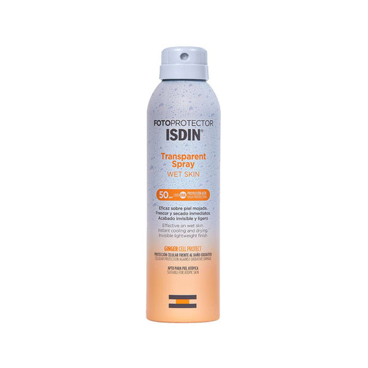 ISDIN TRANSPARENT SPRAY WET SKIN 50 SPF+ 250ML