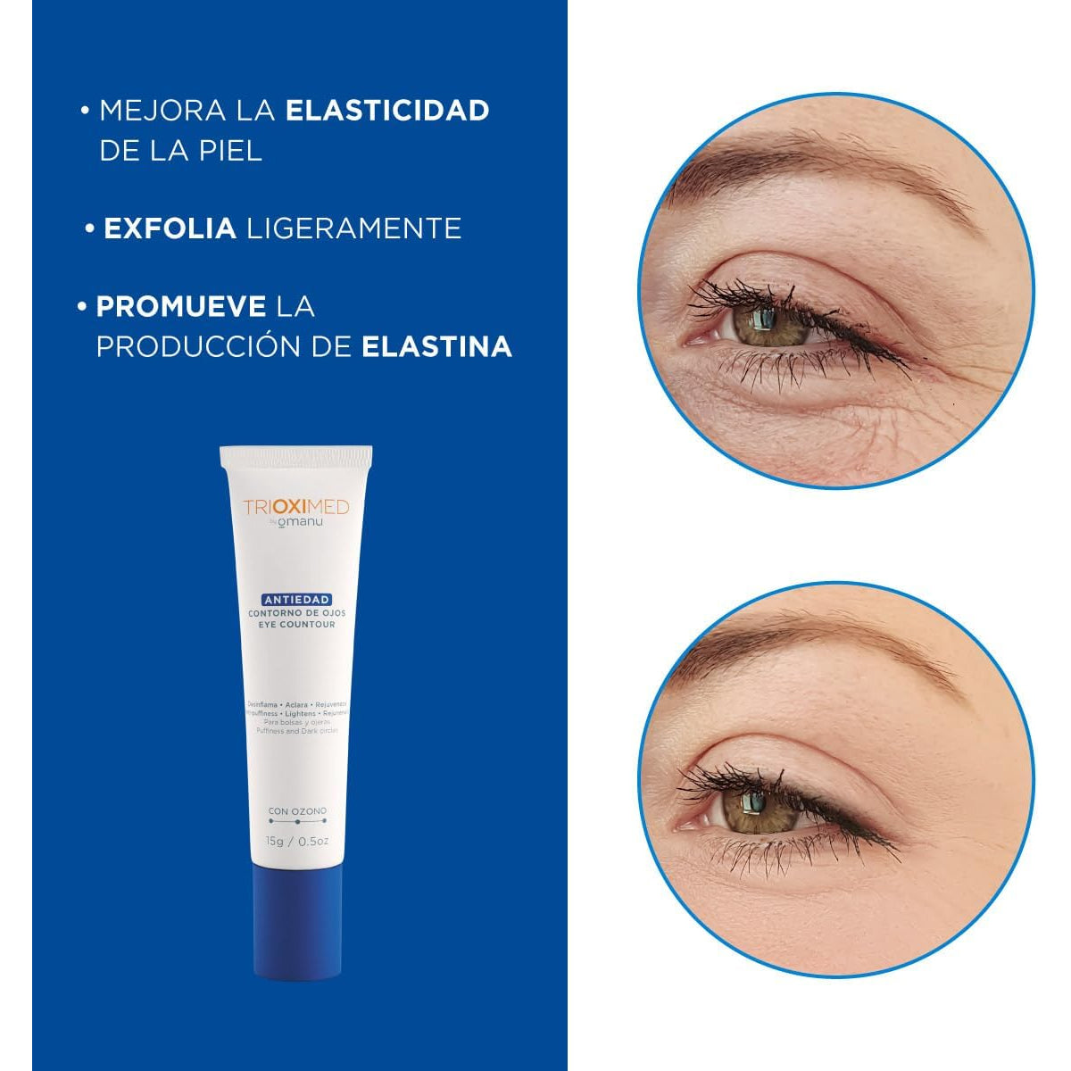 TRIOXIMED ANTIEDAD CONTORNO DE OJOS CON OZONO 15GR