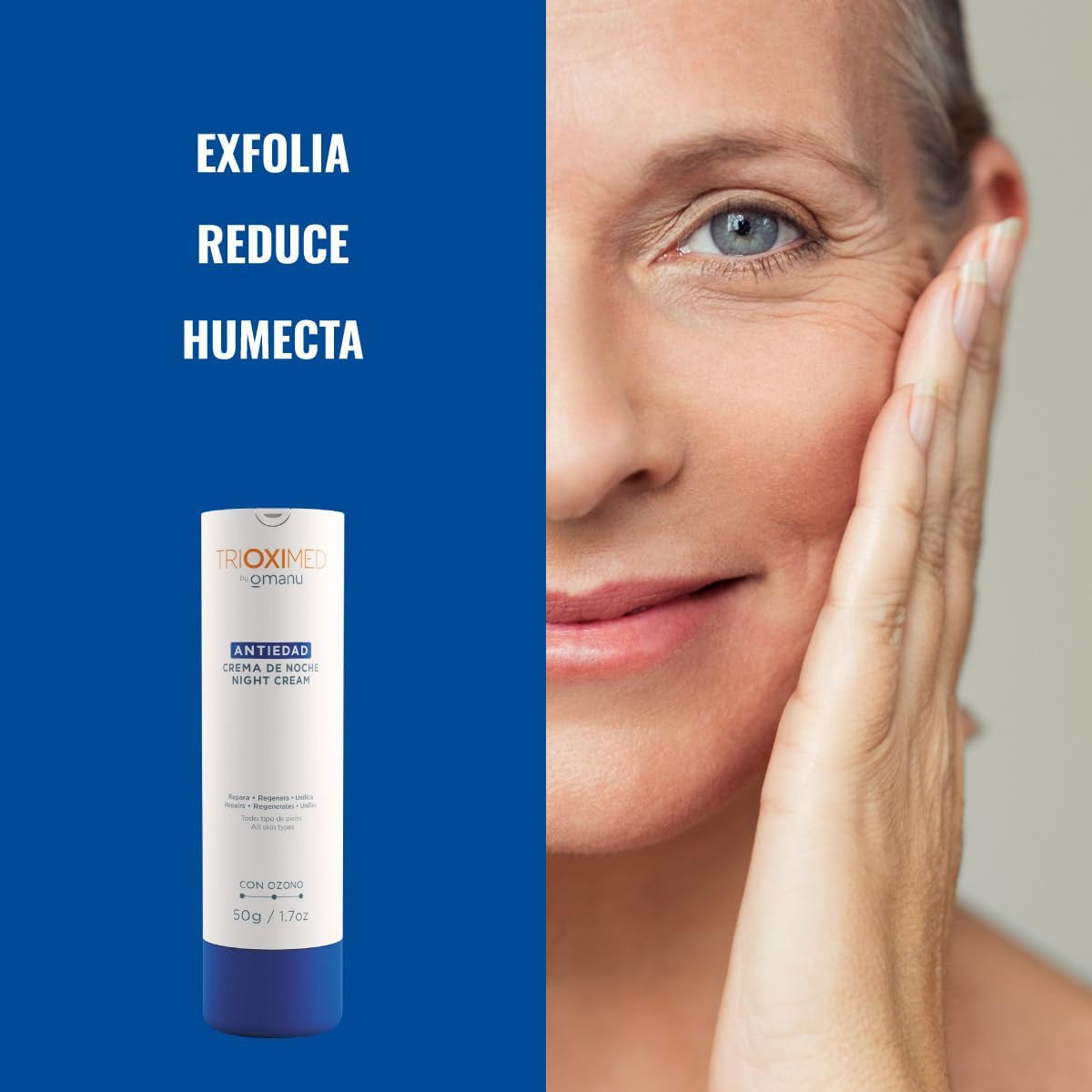 TRIOXIMED ANTIEDAD CREMA DE NOCHE CON OZONO 50GR