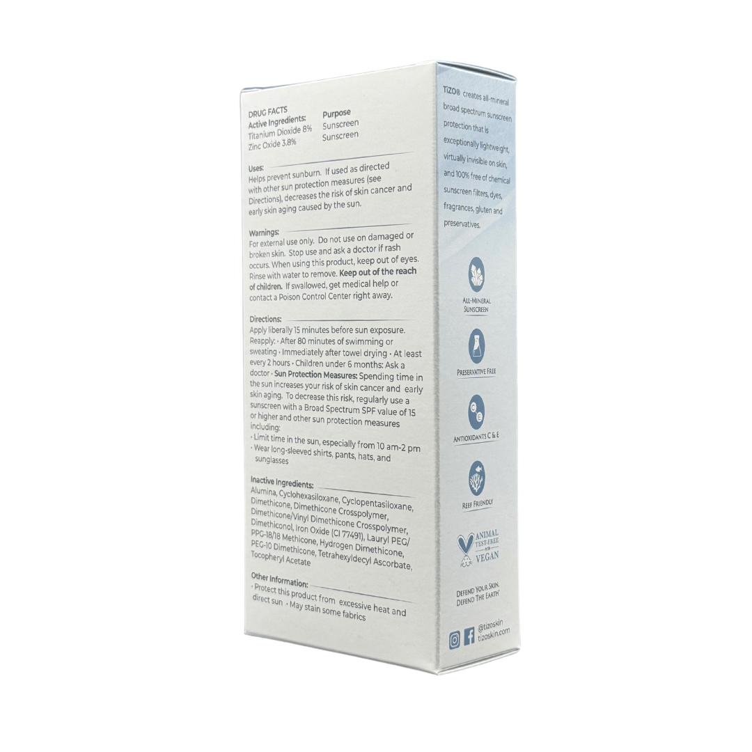 TIZO 3 FACIAL MINERAL SUNSCREEN (TINTED) SPF 40+ 50GR