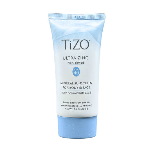 TIZO ULTRA ZINC MINERAL SUNSCREEN FOR BODY & FACE SPF40+ NON TINTED 100GR