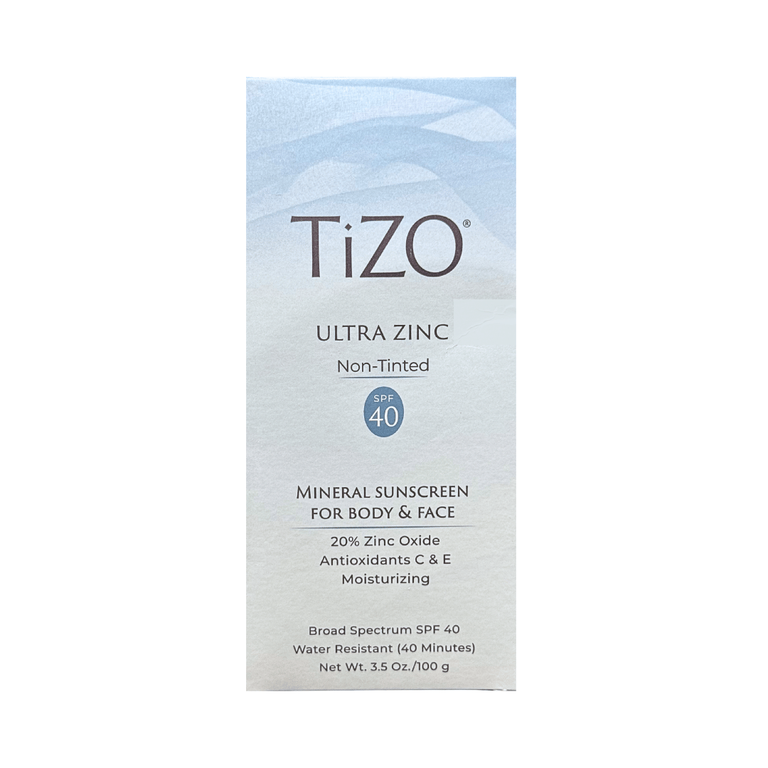 TIZO ULTRA ZINC MINERAL SUNSCREEN FOR BODY & FACE SPF40+ NON TINTED 100GR