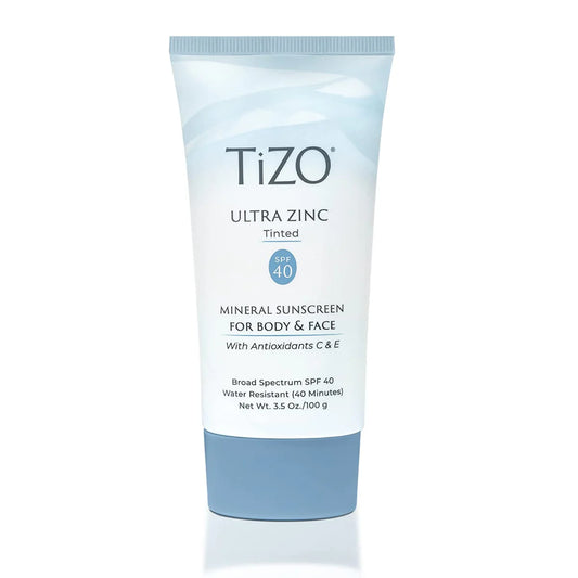 TiZO ULTRA ZINC MINERAL SUNSCREEN FOR BODY AND FACE SPF40+ TINTED 100GR