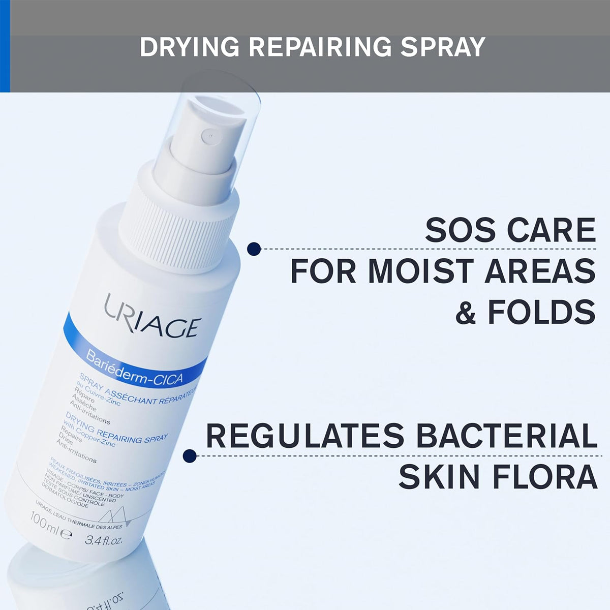 URIAGE BARIÉDERM-CICA DRYING REPAIRING SPRAY 100ML