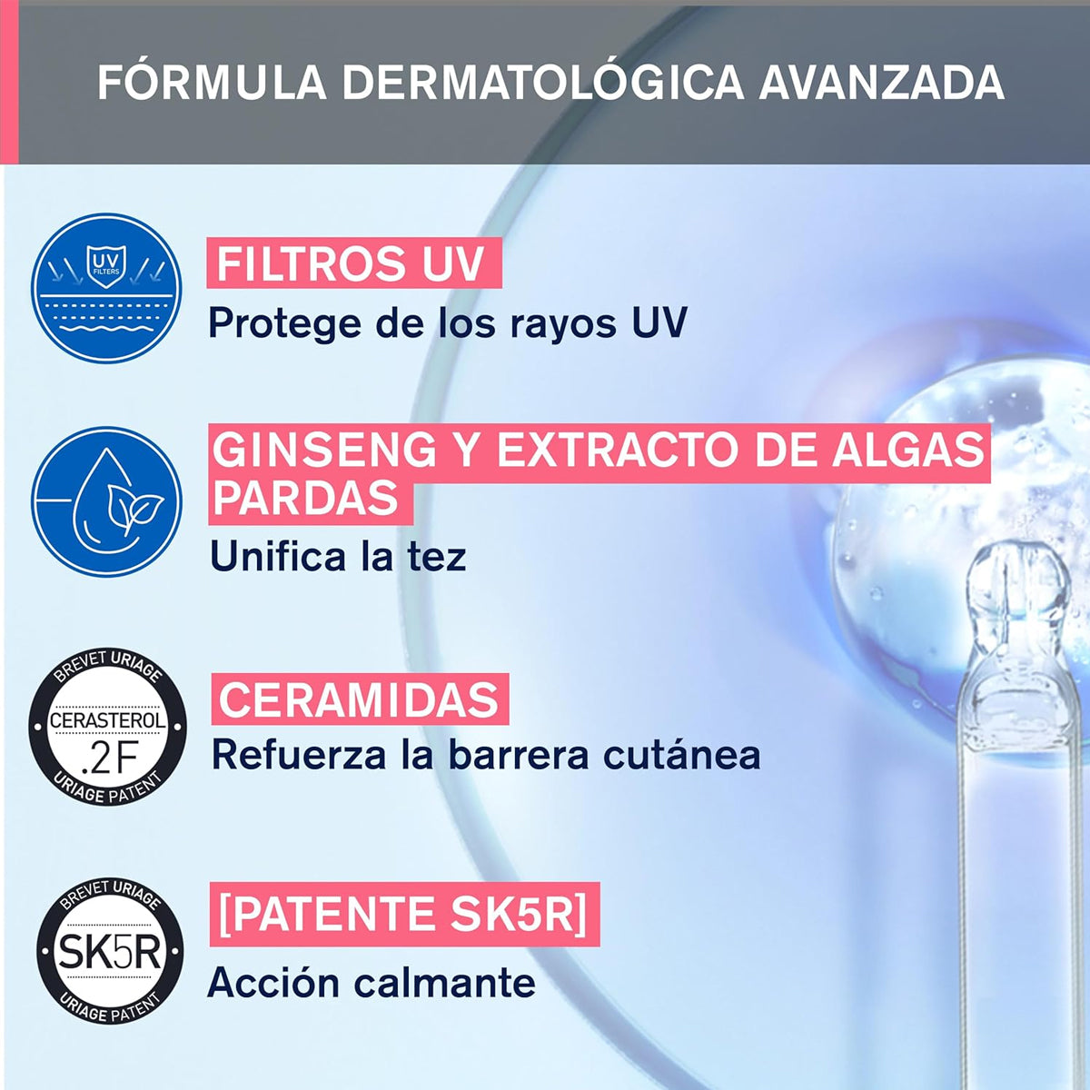 URIAGE ROSELIANE VISIBLE REDNESS NEUTRALIZING CARE CREAM SPF30+ 40ML