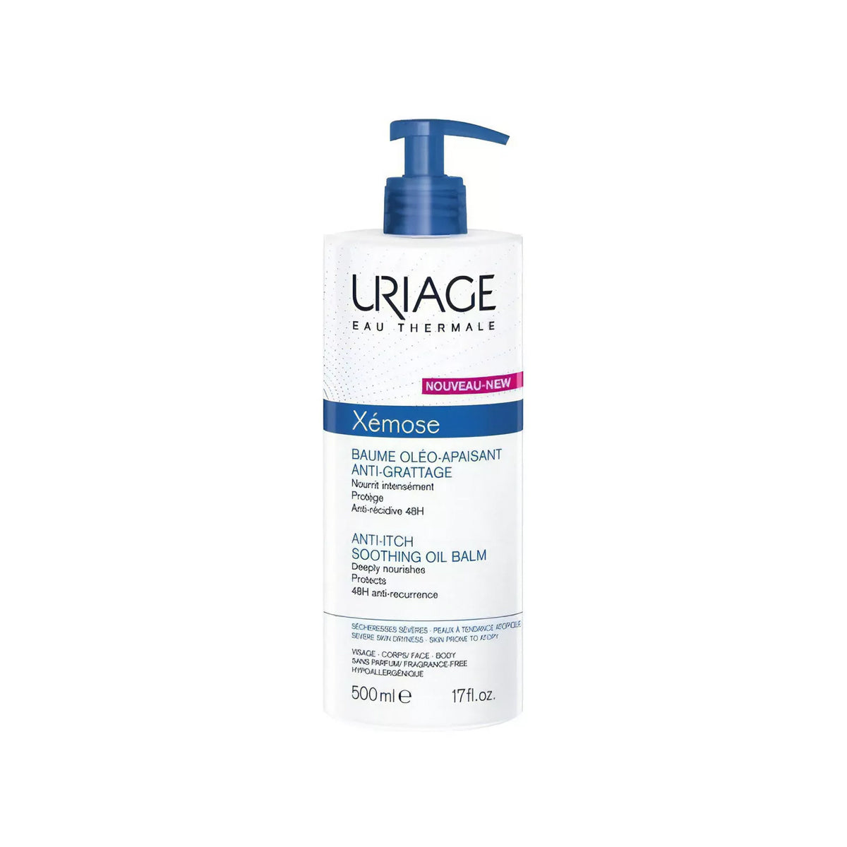 URIAGE XÉMOSE ANTI-ITCH SOOTHING OIL BALM 500ML
