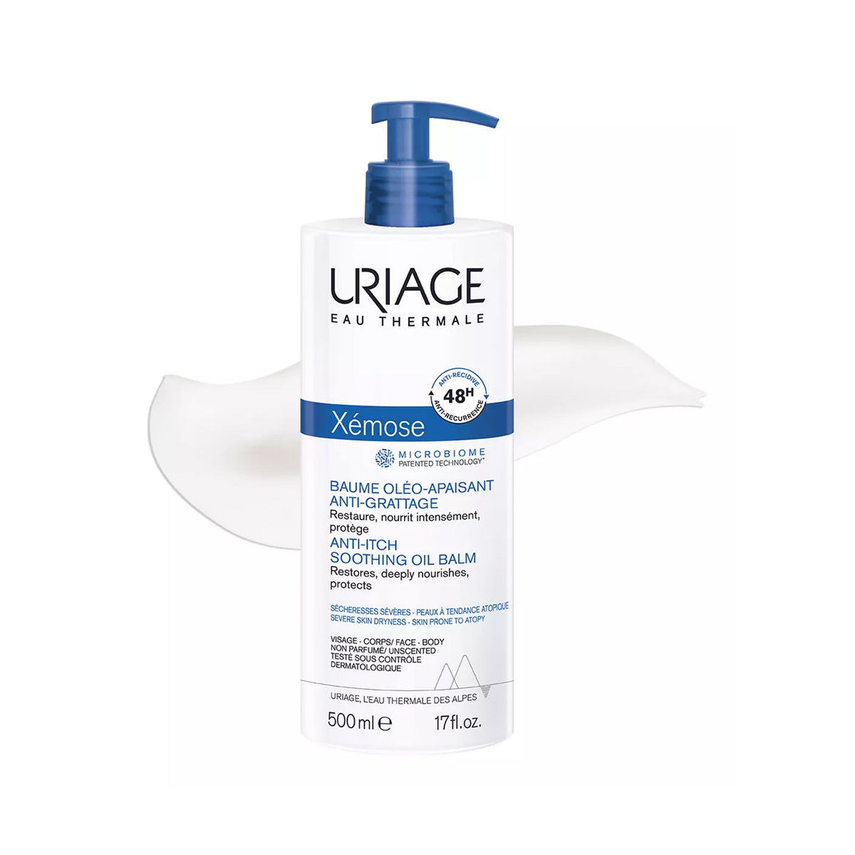 URIAGE XÉMOSE ANTI-ITCH SOOTHING OIL BALM 500ML
