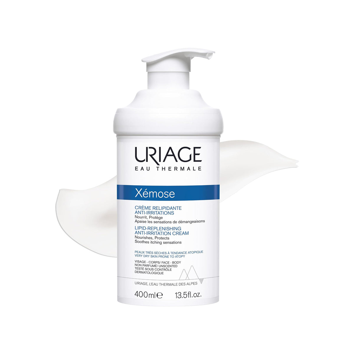 URIAGE XÉMOSE LIPID-REPLENISHING ANTI-IRRITATION CREAM 400ML