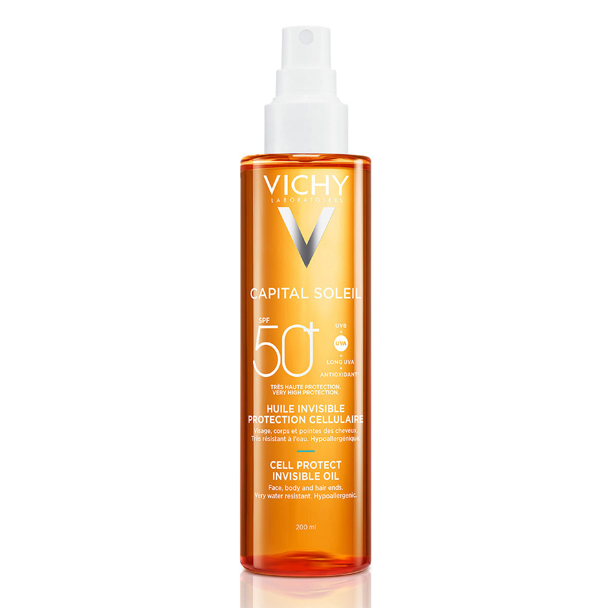 VICHY CAPITAL SOLEIL ACEITE INVISIBLE CELL PROTECT SPF50+ 200ML