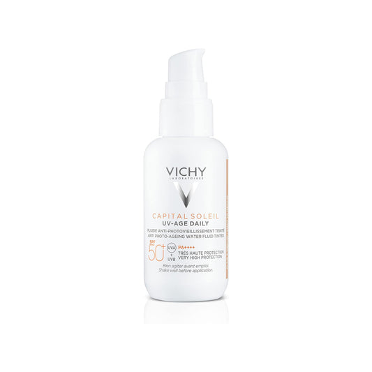 VICHY CAPITAL SOLEIL UV-AGE DAILY PROTECTOR SOLAR CON COLOR SPF50+ 40ML