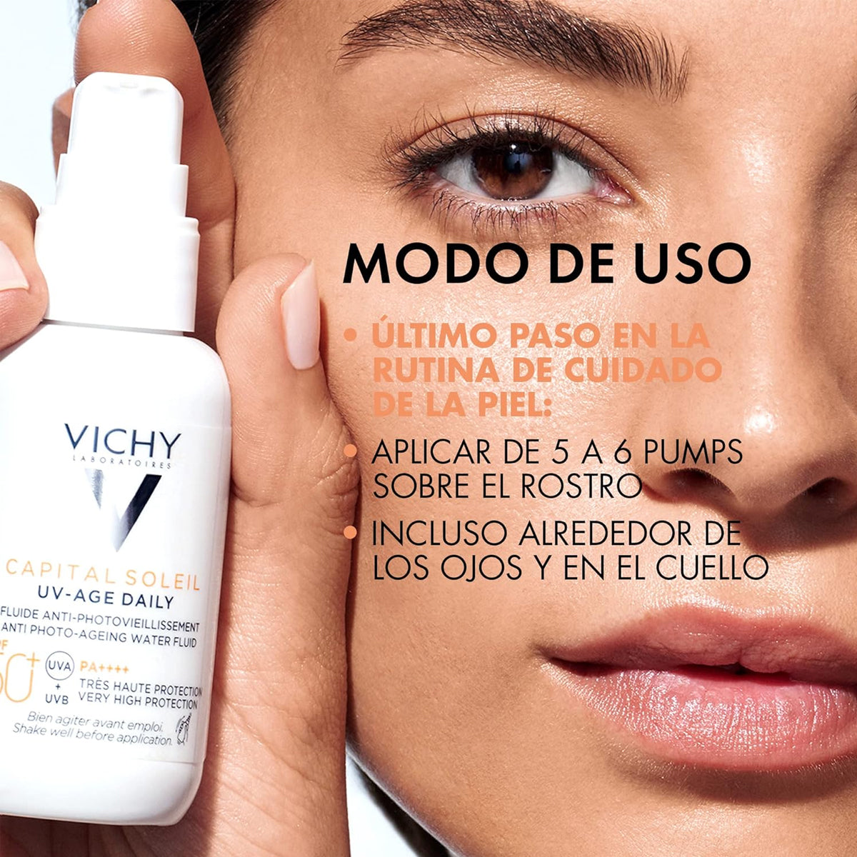 VICHY CAPITAL SOLEIL UV-AGE DAILY PROTECTOR SOLAR CON COLOR SPF50+ 40ML