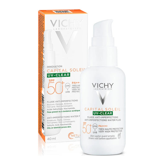 VICHY CAPITAL SOLEIL UV-CLEAR PROTECTOR SOLAR SPF50+ 40ML