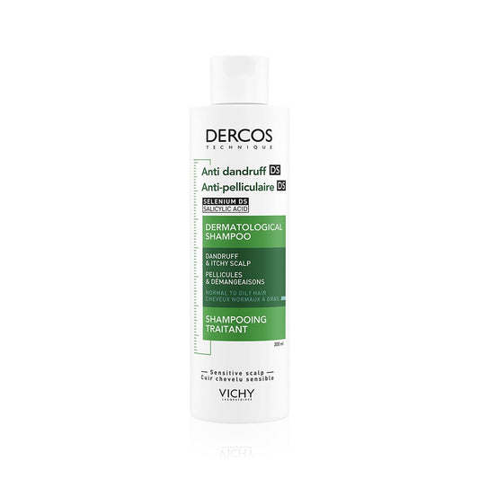VICHY DERCOS ANTICASPA DS SHAMPOO NORMAL A GRASO 200ML