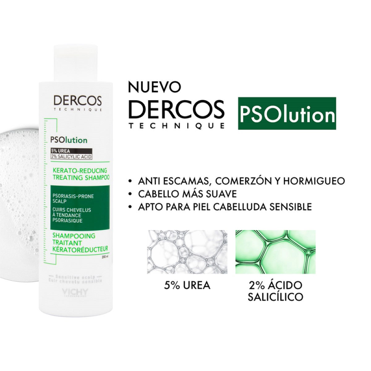 VICHY DERCOS SHAMPOO PSOLUTION 200ML