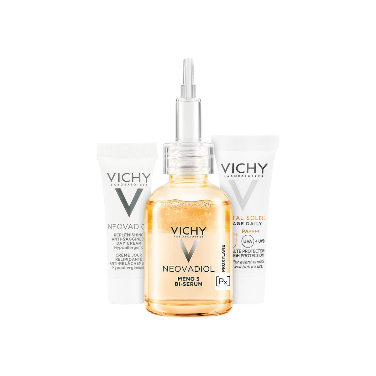 VICHY KIT NEOVADIOL PROTOCOLO SÉRUM REAFIRMANTE Y NUTRITIVO 3PZ