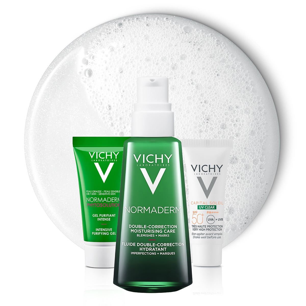 VICHY KIT NORMADERM PROTOCOLO TRATAMIENTO ANTI-IMPERFECCIONES 3PZ
