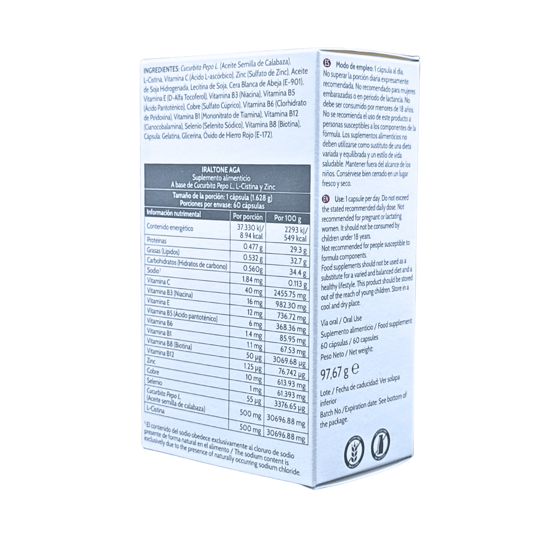 Cantabria Labs Iraltone AGA Suplemento 60 capsulas